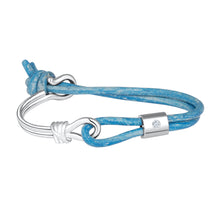 Load image into Gallery viewer, Two are One Bracelet - Sterling Silver Set With 0.1ct. Polished Diamond