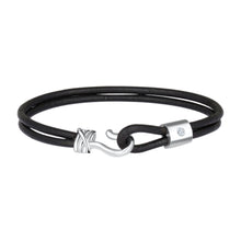 Load image into Gallery viewer, Promise Bracelet - Sterling Silver Set With 0.1ct. Polished Diamond