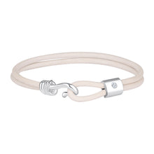 Load image into Gallery viewer, Promise Bracelet - Sterling Silver Set With 0.1ct. Polished Diamond