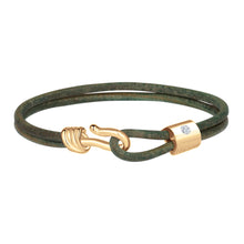 Load image into Gallery viewer, Promise Bracelet - Yellow Gold Plated Sterling Silver Set With 0.1ct. Polished Diamond
