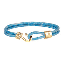 Load image into Gallery viewer, Promise Bracelet - Yellow Gold Plated Sterling Silver Set With 0.1ct. Polished Diamond