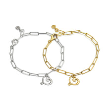 Load image into Gallery viewer, Infinity Heart Paperclip Bracelet - Sterling Silver 925