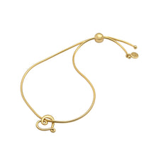 Load image into Gallery viewer, Infinity Heart Snake Bracelet - Sterling Silver 925