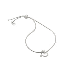 Load image into Gallery viewer, Infinity Heart Snake Bracelet - Sterling Silver 925
