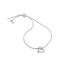 Load image into Gallery viewer, Infinity Heart Snake Bracelet - Sterling Silver 925