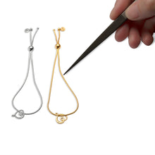 Load image into Gallery viewer, Infinity Heart Snake Bracelet - Sterling Silver 925