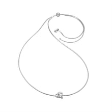 Load image into Gallery viewer, Infinity Heart Snake Necklace - Sterling Silver 925