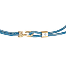 Load image into Gallery viewer, Promise Bracelet - Yellow Gold Plated Sterling Silver Set With 0.1ct. Polished Diamond
