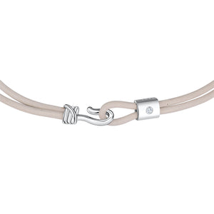 Promise Bracelet - Sterling Silver Set With 0.1ct. Polished Diamond