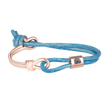 Load image into Gallery viewer, Two are One Bracelet - Sterling Silver Set With 1ct. Uncut Diamond