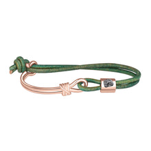 Load image into Gallery viewer, Two are One Bracelet - Sterling Silver Set With 1ct. Uncut Diamond