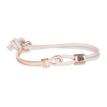 Load image into Gallery viewer, Two are One Bracelet - Sterling Silver Set With 1ct. Uncut Diamond