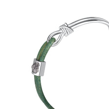 Load image into Gallery viewer, Two are One Bracelet - Sterling Silver Set With 1ct. Uncut Diamond