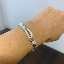 Load image into Gallery viewer, Two are One Bracelet - Sterling Silver Set With 0.1ct. Polished Diamond