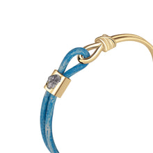 Load image into Gallery viewer, Two are One Bracelet - Sterling Silver Set With 1ct. Uncut Diamond