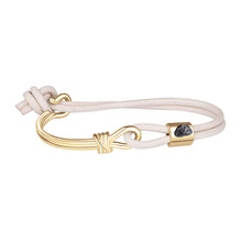 Load image into Gallery viewer, Two are One Bracelet - Sterling Silver Set With 1ct. Uncut Diamond