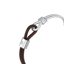 Load image into Gallery viewer, Two are One Bracelet - Sterling Silver Set With 0.1ct. Polished Diamond