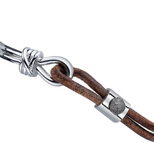 Load image into Gallery viewer, Two are One Bracelet - Sterling Silver Set With 1ct. Uncut Diamond