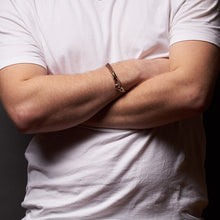 Load image into Gallery viewer, Two are One Bracelet - Sterling Silver Set With 1ct. Uncut Diamond