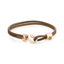 Load image into Gallery viewer, Promise Bracelet - Gold Plated Sterling Silver Set With 1ct. Uncut Diamond