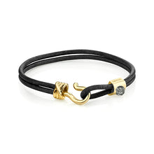 Load image into Gallery viewer, Promise Bracelet - Gold Plated Sterling Silver Set With 1ct. Uncut Diamond