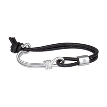 Load image into Gallery viewer, Two are One Bracelet - Sterling Silver Set With 0.1ct. Polished Diamond