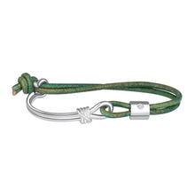 Load image into Gallery viewer, Two are One Bracelet - Sterling Silver Set With 0.1ct. Polished Diamond