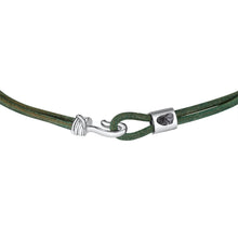 Load image into Gallery viewer, Green Leather