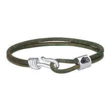 Load image into Gallery viewer, Green Leather