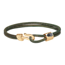 Load image into Gallery viewer, Promise Bracelet - Gold Plated Sterling Silver Set With 1ct. Uncut Diamond