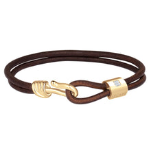 Load image into Gallery viewer, Promise Bracelet - Yellow Gold Plated Sterling Silver Set With 0.1ct. Polished Diamond