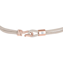 Load image into Gallery viewer, Promise Bracelet - Rose Gold Plated Sterling Silver Set With 0.1ct. Polished Diamond
