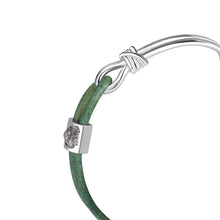 Load image into Gallery viewer, Two are One Bracelet - Sterling Silver Set With 1ct. Uncut Diamond
