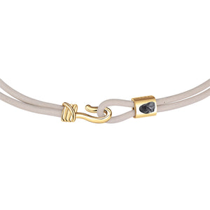 Promise Bracelet - Gold Plated Sterling Silver Set With 1ct. Uncut Diamond